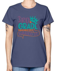third grade nailed it 969# - third grade -  Missy T-Shirt