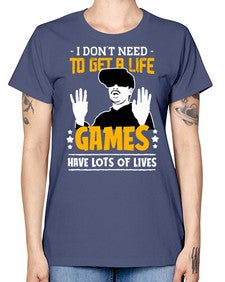 to get a life game 159# - video games -  Missy T-Shirt