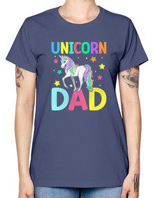 unicorn dad 454# - unicorn -  Missy T-Shirt