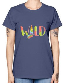 wild 559# - unicorn -  Missy T-Shirt
