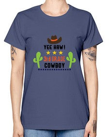 yee haa cowboy rd grade 1258# - western -  Missy T-Shirt