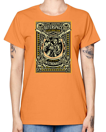Astronaut Outerspace Exploration 36# - space -  Missy T-Shirt