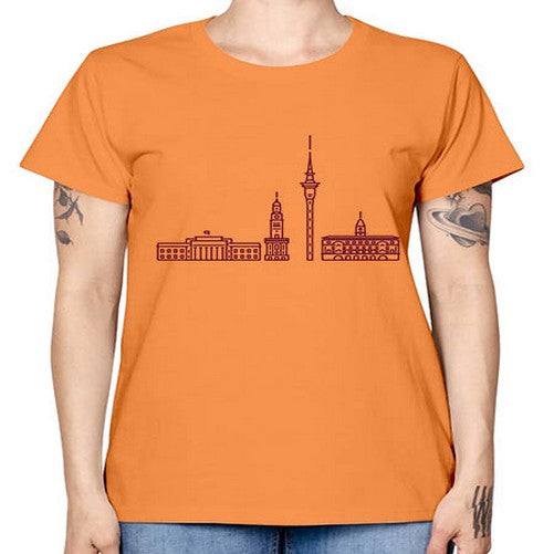 Auckland 376# - cities -  Missy T-Shirt
