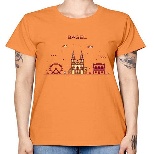 Basel 419# - cities -  Missy T-Shirt