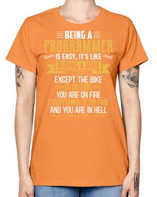 Being a Programmer 3# - computer -  Missy T-Shirt