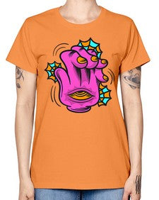 Bored high five 23# - cartoon general -  Missy T-Shirt
