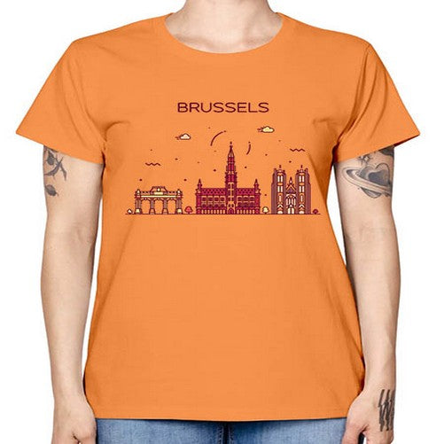 Brussels 508# - cities -  Missy T-Shirt
