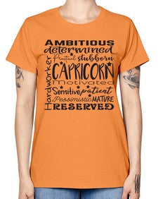 Capricorn 566# - capricorn -  Missy T-Shirt
