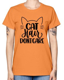 Cat Hair Dont Care Style 82# - cats -  Missy T-Shirt