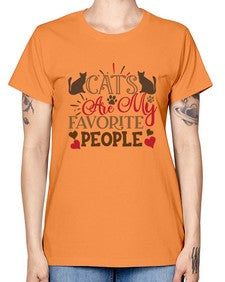 Cats Are My Favorite People Style 8# - cats -  Missy T-Shirt
