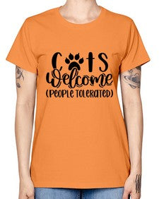 Cats Welcome Style 91# - cats -  Missy T-Shirt
