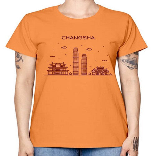 Changsha 553# - cities -  Missy T-Shirt