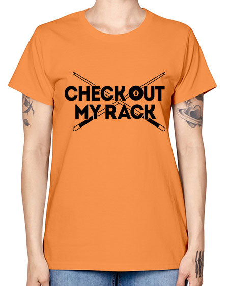 Check out my rack 1395# - billards -  Missy T-Shirt