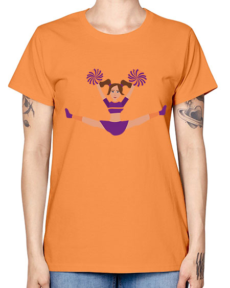 Cheerleader 15# - cheer -  Missy T-Shirt