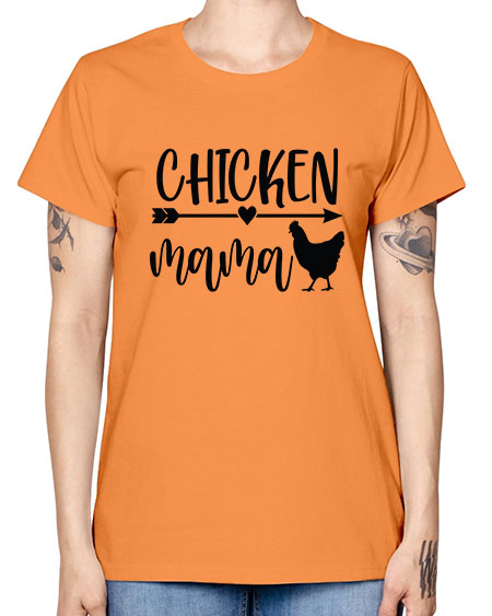 Chicken Mama - chicken -  Missy T-Shirt
