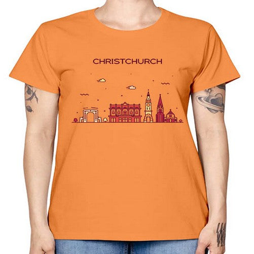 Christchurch 586# - cities -  Missy T-Shirt
