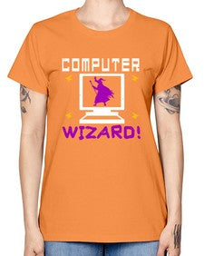 Computer wizard 52# - computer -  Missy T-Shirt
