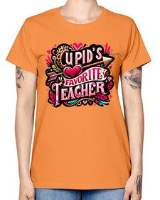 Cupids Favorite Teacher 40# - teacher -  Missy T-Shirt