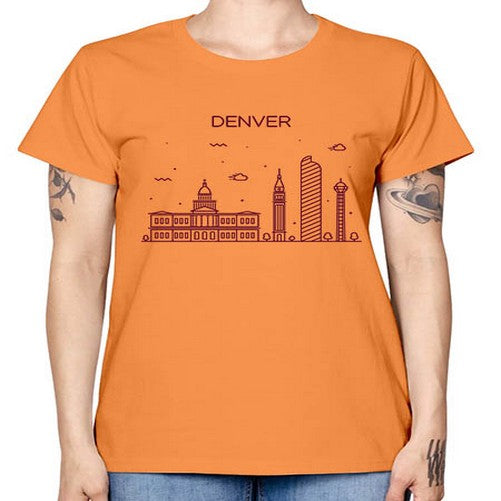 Denver 659# - cities -  Missy T-Shirt