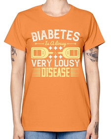 Diabetes is a lousy Very lousy disease Style 1# - diabetes -  Missy T-Shirt