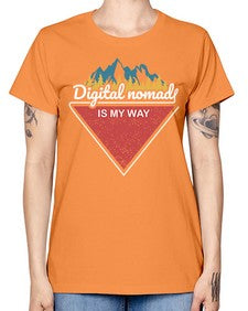 Digital Nomad is My Way 20# - internet -  Missy T-Shirt