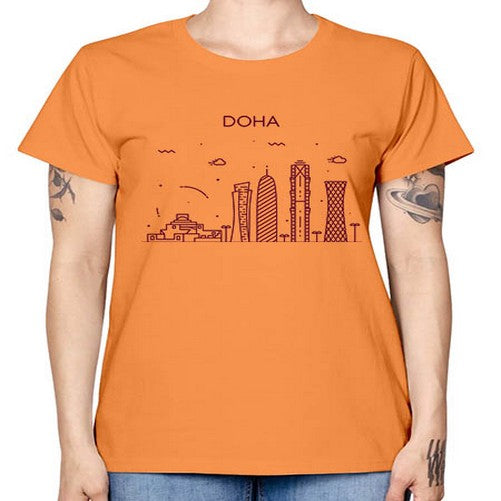 Doha 671# - cities -  Missy T-Shirt