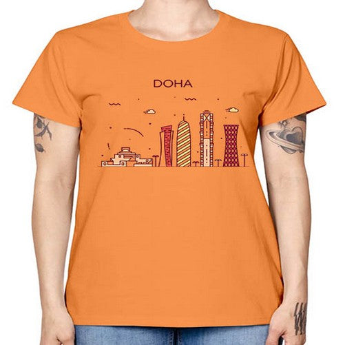 Doha 673# - cities -  Missy T-Shirt