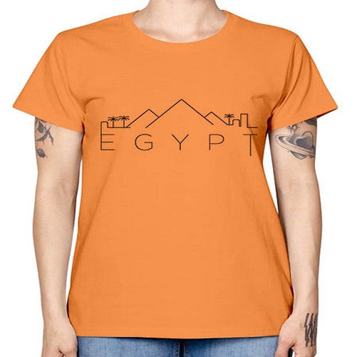 Egypt Minimal Skyline 705# - cities -  Missy T-Shirt