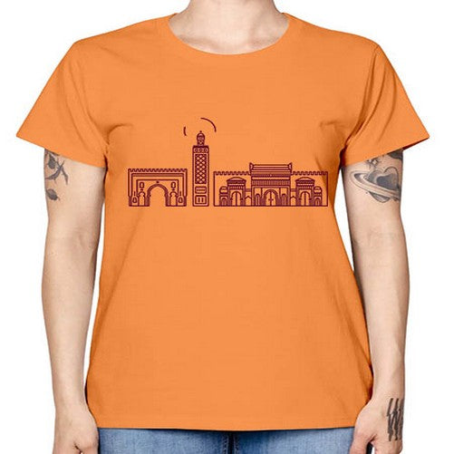 Fez 719# - cities -  Missy T-Shirt