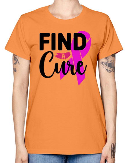 Find a Cure 26# - breast cancer -  Missy T-Shirt