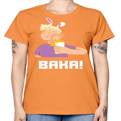 Funny Anime Baka Rabbit Slap Anime 228# - anime -  Missy T-Shirt