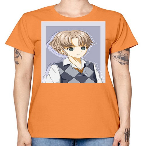 Handsome and cool boy with uniform 34# - anime -  Missy T-Shirt