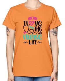 I Love The Nurse Life Style Style 902# - nurse -  Missy T-Shirt