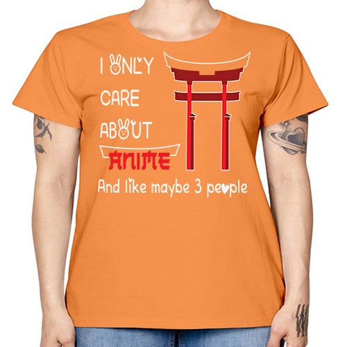 I Only Care About Anime Anime 240# - anime -  Missy T-Shirt