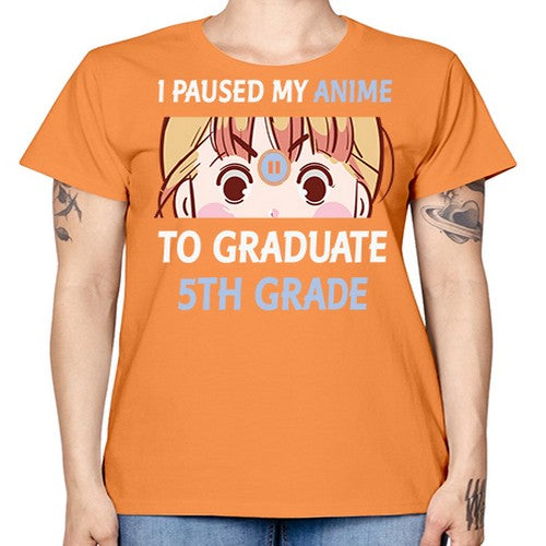 I Paused My Anime To Anime 243# - anime -  Missy T-Shirt