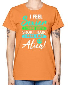 I feel sexier with short hair 12# - ufo -  Missy T-Shirt