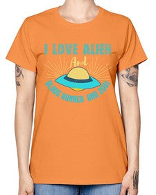 I love alien and blade runner 18# - ufo -  Missy T-Shirt