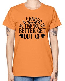 If a Cancer is Mad 251# - cancer -  Missy T-Shirt