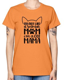 Im Not Like A Regular Mom Style 95# - cats -  Missy T-Shirt