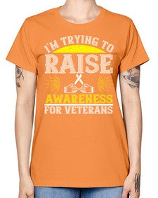 Im trying to raise awareness for veterans Style 43# - Self awareness -  Missy T-Shirt