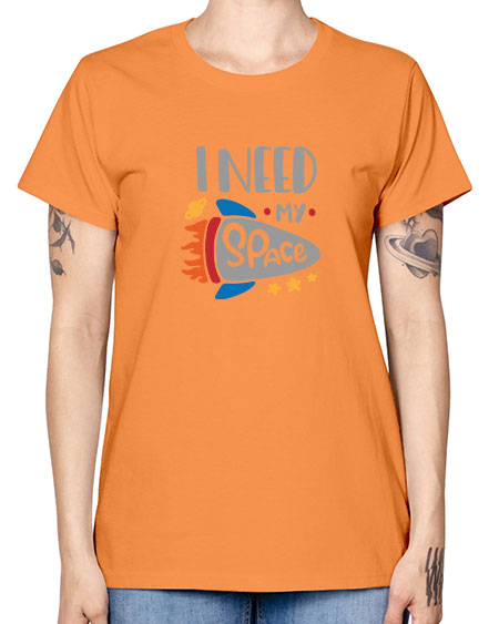 Ineedmyspace 17# - space -  Missy T-Shirt