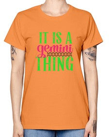 It is a gemini thing 254# - gemini -  Missy T-Shirt