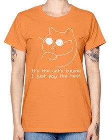 Its the Cats House - cats -  Missy T-Shirt