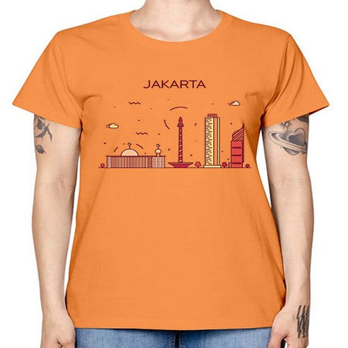 Jakarta 985# - cities -  Missy T-Shirt