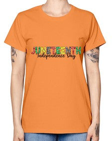 Juneteenth Independence Day 37# - black juneteenth -  Missy T-Shirt