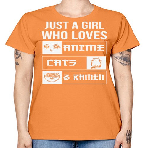 Just A Girl Who Loves 263# - anime -  Missy T-Shirt