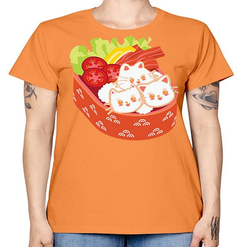 Kawaii Cat Boxed Lunch Anime Anime 266# - anime -  Missy T-Shirt