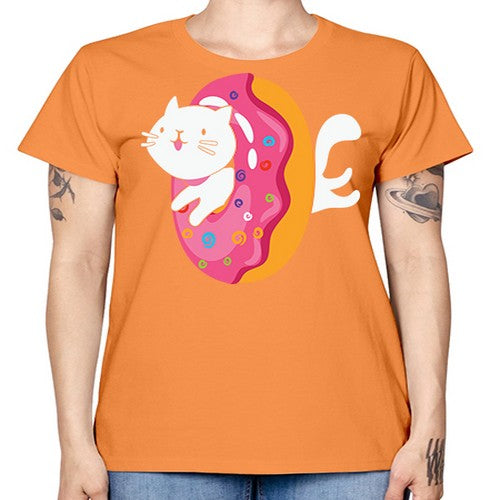 Kawaii Cat Donut Anime Lover Anime 267# - anime -  Missy T-Shirt