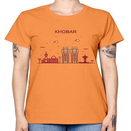 Khobar 1053# - cities -  Missy T-Shirt