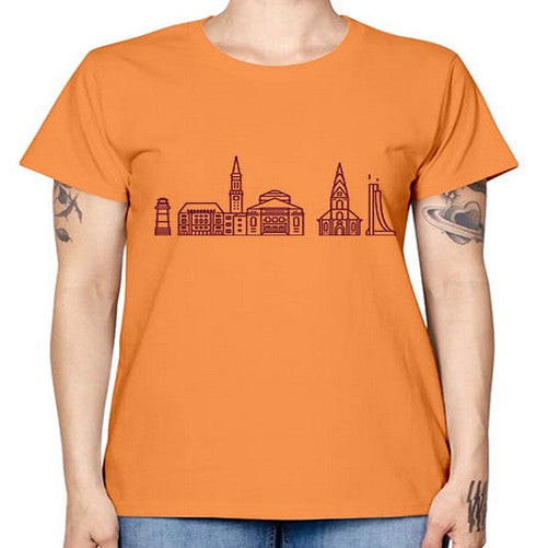 Kiel 1056# - cities -  Missy T-Shirt